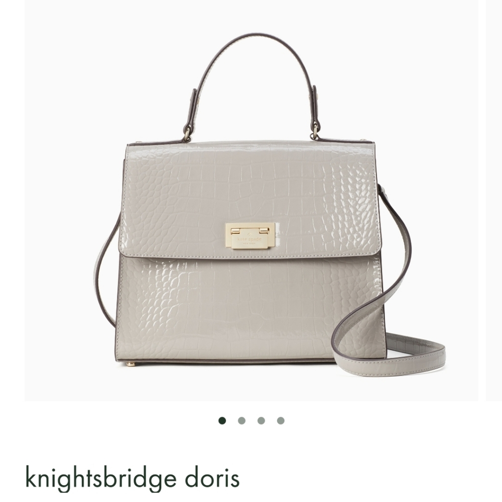 Kate Spade croc embossed leather purse